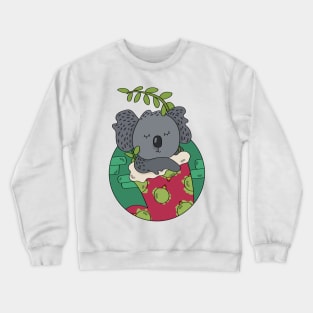 Kawaii Koala Boba Crewneck Sweatshirt